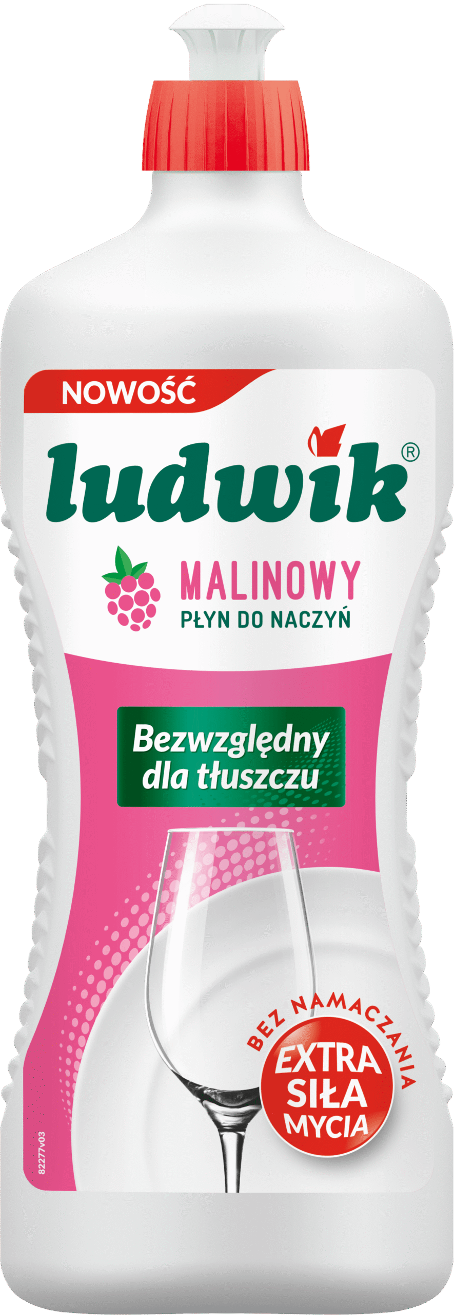 Płyn do naczyń malinowy